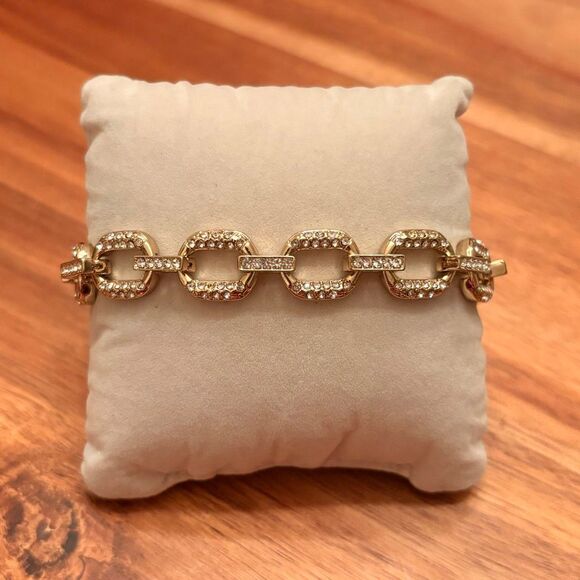 Park Lane Jewelry - Park Lane | CZ Link Bracelet | Gold